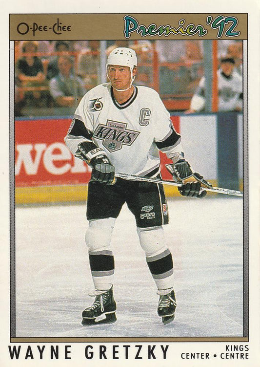 #3 Wayne Gretzky - Los Angeles Kings - 1991-92 O-Pee-Chee Premier Hockey