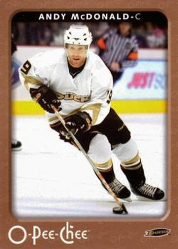 #3 Andy McDonald - Anaheim Ducks - 2006-07 O-Pee-Chee Hockey