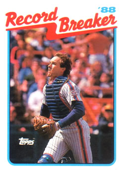 #3 Gary Carter - New York Mets - 1989 Topps Baseball