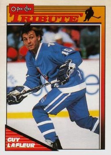 #3 Guy Lafleur - Quebec Nordiques - 1991-92 O-Pee-Chee Hockey