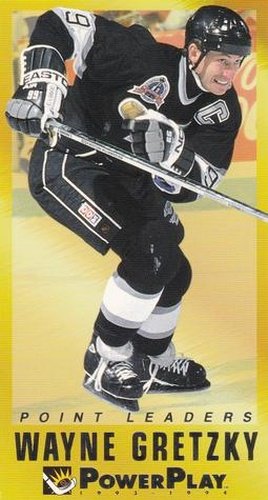 #3 Wayne Gretzky - Los Angeles Kings - 1993-94 Fleer PowerPlay Hockey - Point Leaders