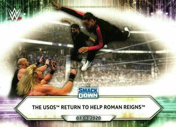 #3 The Usos Return to Help Roman Reigns - 2021 Topps WWE Wrestling