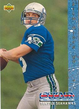 #3 Rick Mirer - Seattle Seahawks - 1993 Upper Deck Football