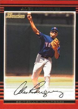 #3 Alex Rodriguez - Texas Rangers - 2002 Bowman Baseball