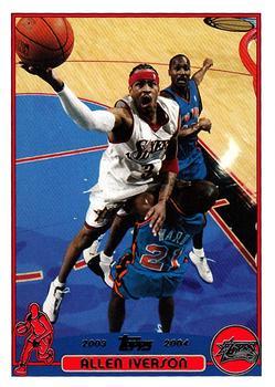 #3 Allen Iverson - Philadelphia 76ers - 2003-04 Topps Basketball