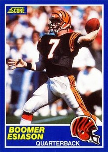 #3 Boomer Esiason - Cincinnati Bengals - 1989 Score Football