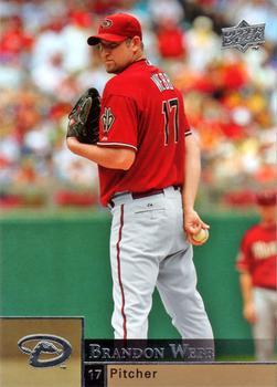#3 Brandon Webb - Arizona Diamondbacks - 2009 Upper Deck Baseball