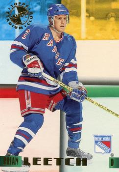 #3 Brian Leetch - New York Rangers - 1995-96 Stadium Club Members Only 50 Hockey