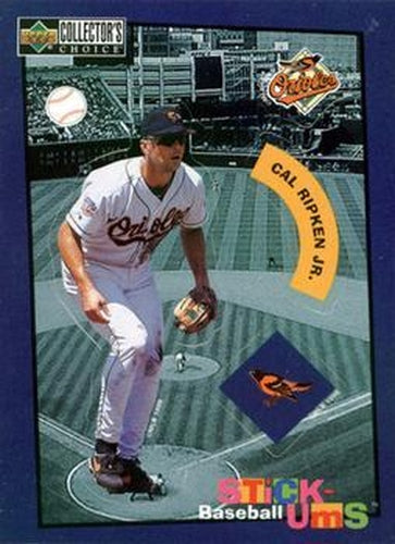 #3 Cal Ripken Jr. - Baltimore Orioles -1998 Collector's Choice - Stick-Ums Baseball