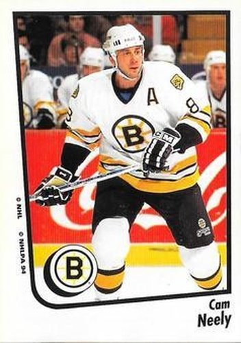 #3 Cam Neely - Boston Bruins - 1994-95 Panini Hockey Stickers
