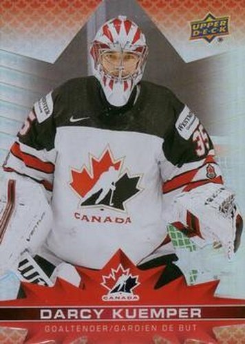 #3 Darcy Kuemper - Canada - 2021-22 Upper Deck Tim Hortons Team Canada Hockey