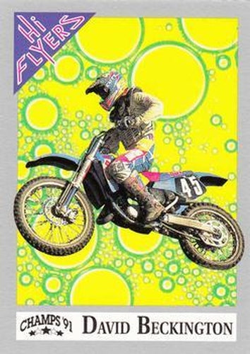 #3 David Beckington - 1991 Champs Hi Flyers Racing