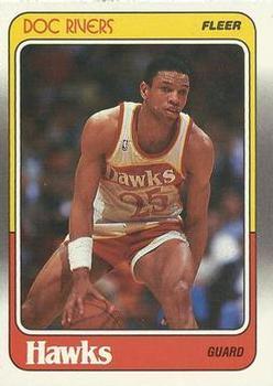 #3 Doc Rivers - Atlanta Hawks - 1988-89 Fleer Basketball