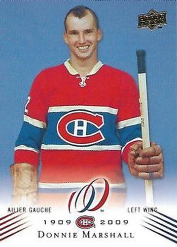 #3 Don Marshall - Montreal Canadiens - 2008-09 Upper Deck Montreal Canadiens Centennial Hockey