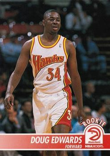 #3 Doug Edwards - Atlanta Hawks - 1994-95 Hoops Basketball