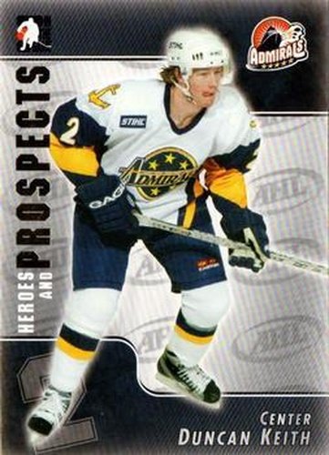 #3 Duncan Keith - Norfolk Admirals - 2004-05 In The Game Heroes and Prospects Hockey