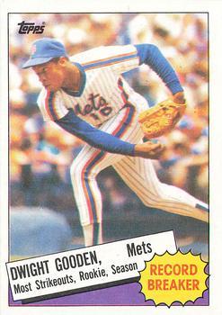 #3 Dwight Gooden - New York Mets - 1985 Topps Baseball