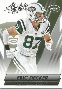 #3 Eric Decker - New York Jets - 2014 Panini Absolute - Retail Football