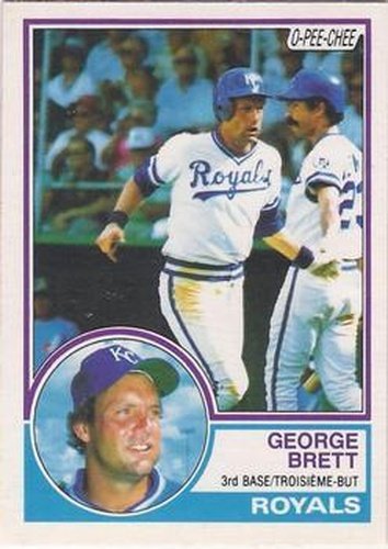 #3 George Brett - Kansas City Royals - 1983 O-Pee-Chee Baseball