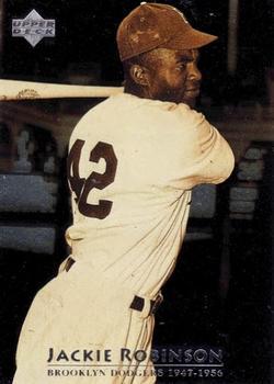 #3 Jackie Robinson - Brooklyn Dodgers - 1997 Upper Deck Baseball