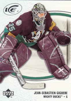 #3 Jean-Sebastien Giguere - Anaheim Mighty Ducks - 2005-06 Upper Deck Ice Hockey