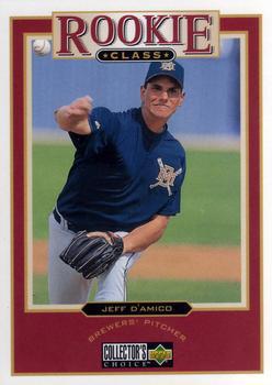 #3 Jeff D'Amico - Milwaukee Brewers - 1997 Collector's Choice Baseball