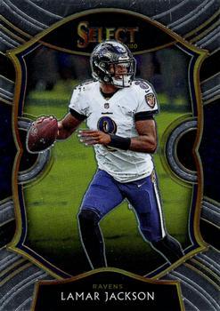 #3 Lamar Jackson - Baltimore Ravens - 2020 Panini Select Football