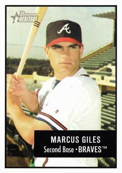 #3 Marcus Giles - Atlanta Braves - 2003 Bowman Heritage Baseball