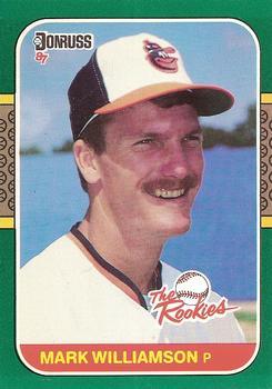 #3 - Mark Williamson - Baltimore Orioles - 1987 Donruss The Rookies Baseball