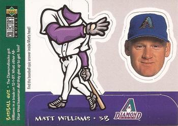 #3 Matt Williams - Arizona Diamondbacks - 1998 Collector's Choice - Mini Bobbing Heads Baseball