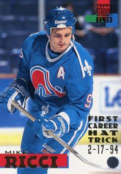 #3 Mike Ricci - Quebec Nordiques - 1994-95 Stadium Club Hockey