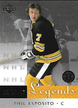 #3 Phil Esposito - Boston Bruins - 2001-02 Upper Deck Legends Hockey