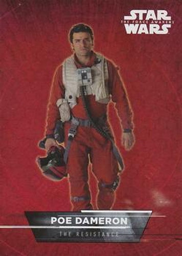 #3 Poe Dameron - 2015 Topps Star Wars The Force Awakens - Stickers