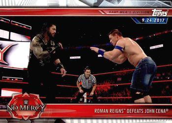 #3 Roman Reigns Defeats John Cena - 2019 Topps WWE Road to Wrestlemania Wrestling