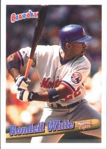 #3 Rondell White - Montreal Expos - 1996 Bazooka Baseball