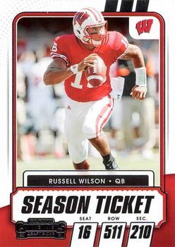 #3 Russell Wilson - Wisconsin Badgers - 2021 Panini Contenders Draft Picks Football
