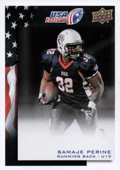 #3 Samaje Perine - USA - 2014 Upper Deck USA Football