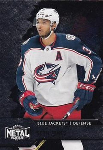 #3 Seth Jones - Columbus Blue Jackets - 2020-21 Skybox Metal Universe Hockey