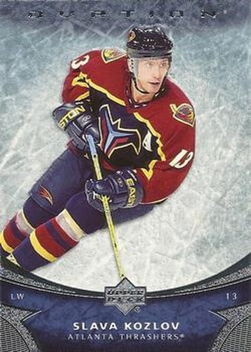 #3 Slava Kozlov - Atlanta Thrashers - 2006-07 Upper Deck Ovation Hockey