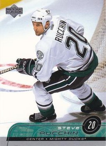 #3 Steve Rucchin - Anaheim Mighty Ducks - 2002-03 Upper Deck Hockey