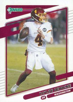 #3 Taylor Heinicke - Washington Football Team - 2021 Donruss Football