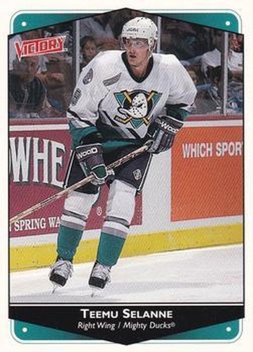#3 Teemu Selanne - Anaheim Mighty Ducks - 1999-00 Upper Deck Victory Hockey