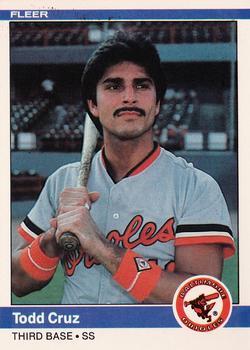 #3 Todd Cruz - Baltimore Orioles - 1984 Fleer Baseball