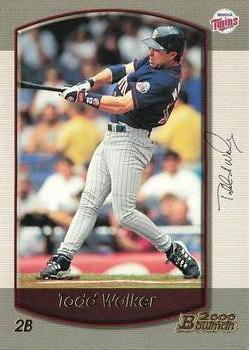 #3 Todd Walker - Minnesota Twins - 2000 Bowman Baseball