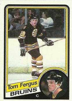 #3 Tom Fergus - Boston Bruins - 1984-85 Topps Hockey