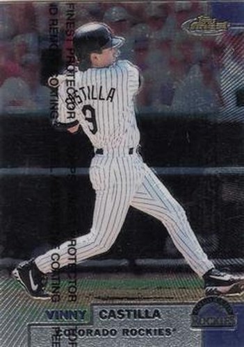#3 Vinny Castilla - Colorado Rockies - 1999 Finest Baseball