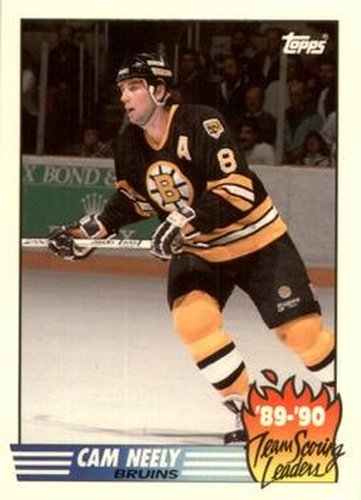 #3 Cam Neely - Boston Bruins - 1990-91 Topps Hockey - Team Scoring Leaders
