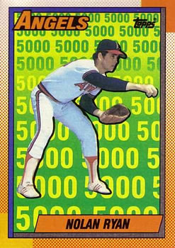 #3 Nolan Ryan - California Angels - 1990 Topps Baseball