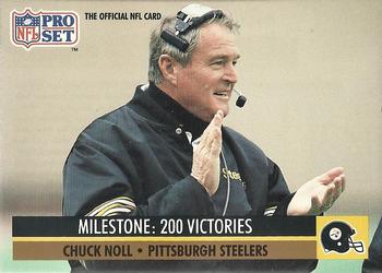 #23 Chuck Noll - Pittsburgh Steelers - 1991 Pro Set Football