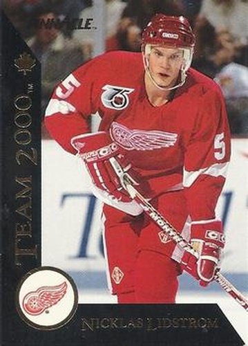 #3 Nicklas Lidstrom - Detroit Red Wings - 1992-93 Pinnacle Canadian Hockey - Team 2000